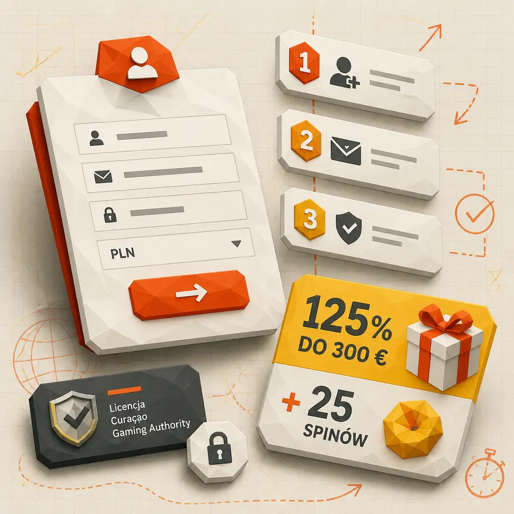 Spinamba Casino Rejestracja – Załóż Konto visual guide for Spinamba