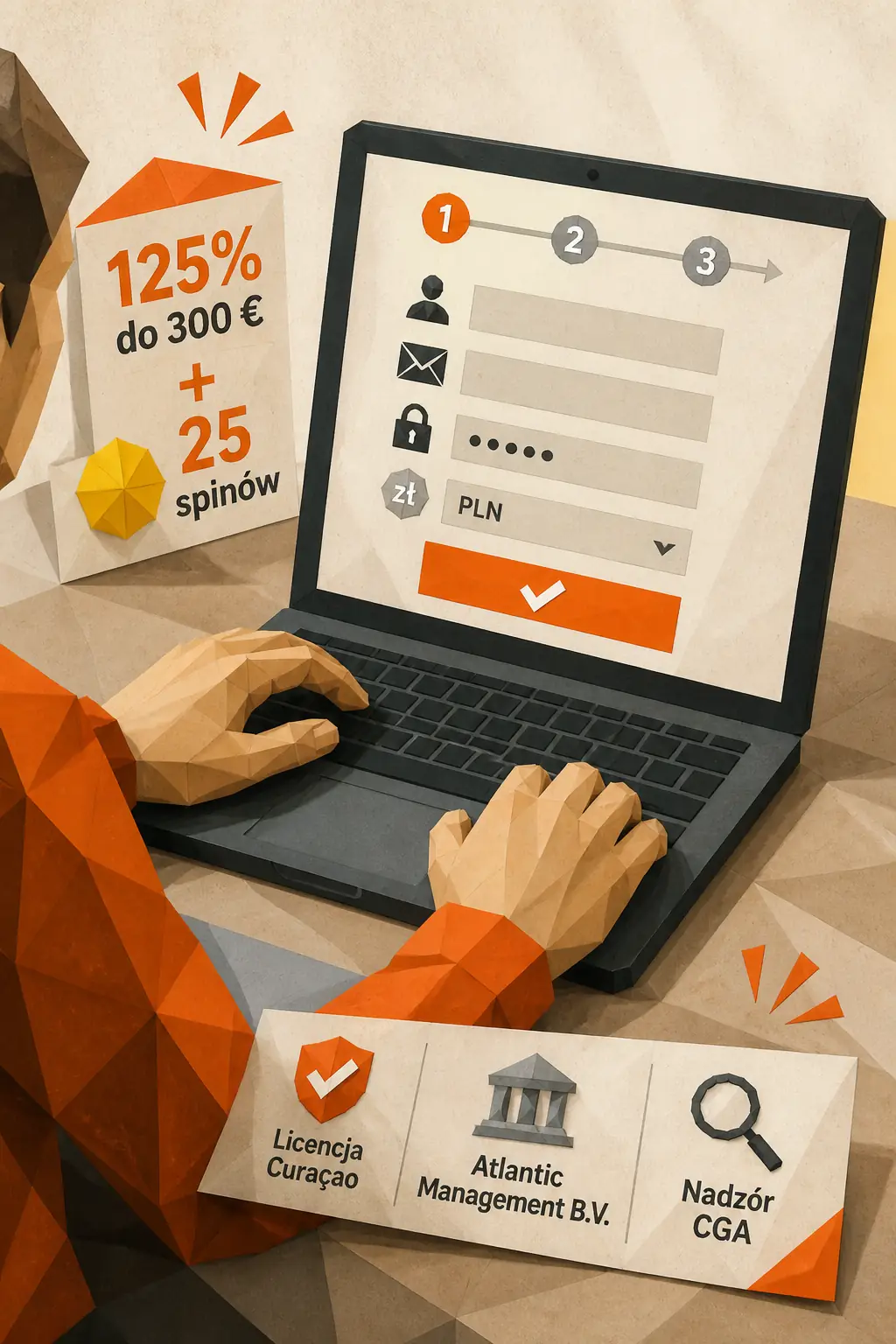 Spinamba Casino Rejestracja – Załóż Konto visual guide for Spinamba